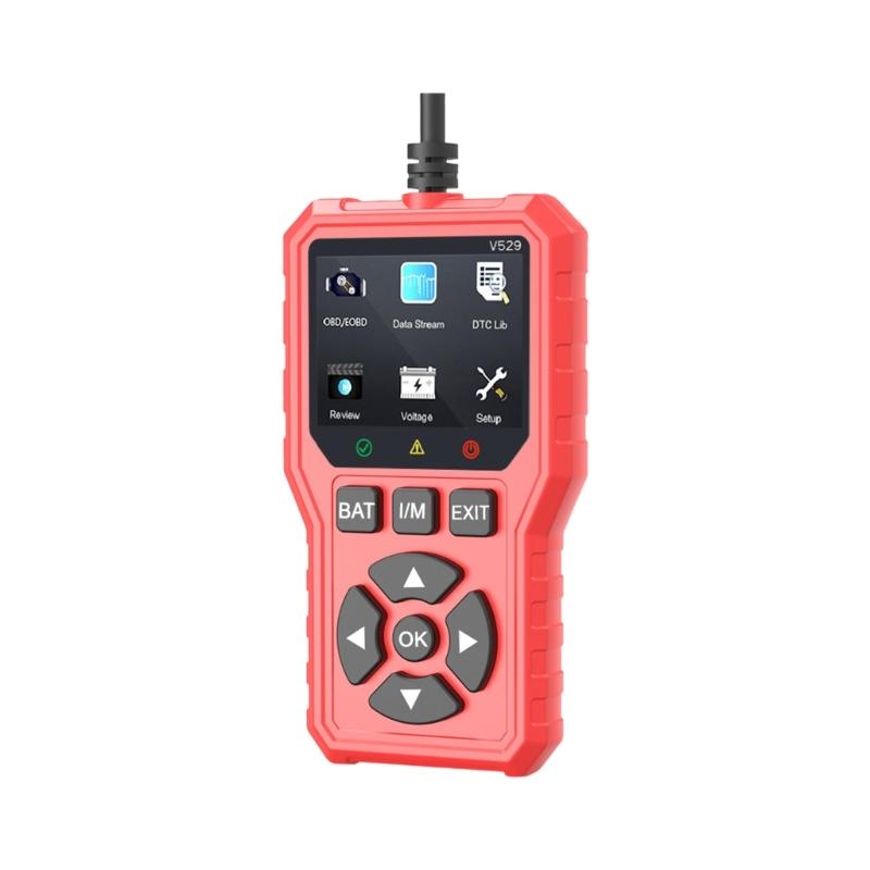 2.8Inch Screen Advanced Car Diagnostic Tool With 35000+ Code Library And Silicone Button Code Search For Quick Diagnosis