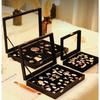 Transparent Flip-Top Jewelry and Coin Storage Box for Earrings, Medals, Brooches, and Badges