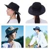Ultralight Adventure Hat with Chin Strap Material Size [ShaBo Heat-Blocking Hat] - Lightweight, Heat-Blocking (753 Black, M)