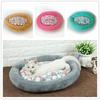 Кошачья кровать, теплая овальная плюшевая кровать для кошек, собак, домик, подушка, коврик, гнездо, будка