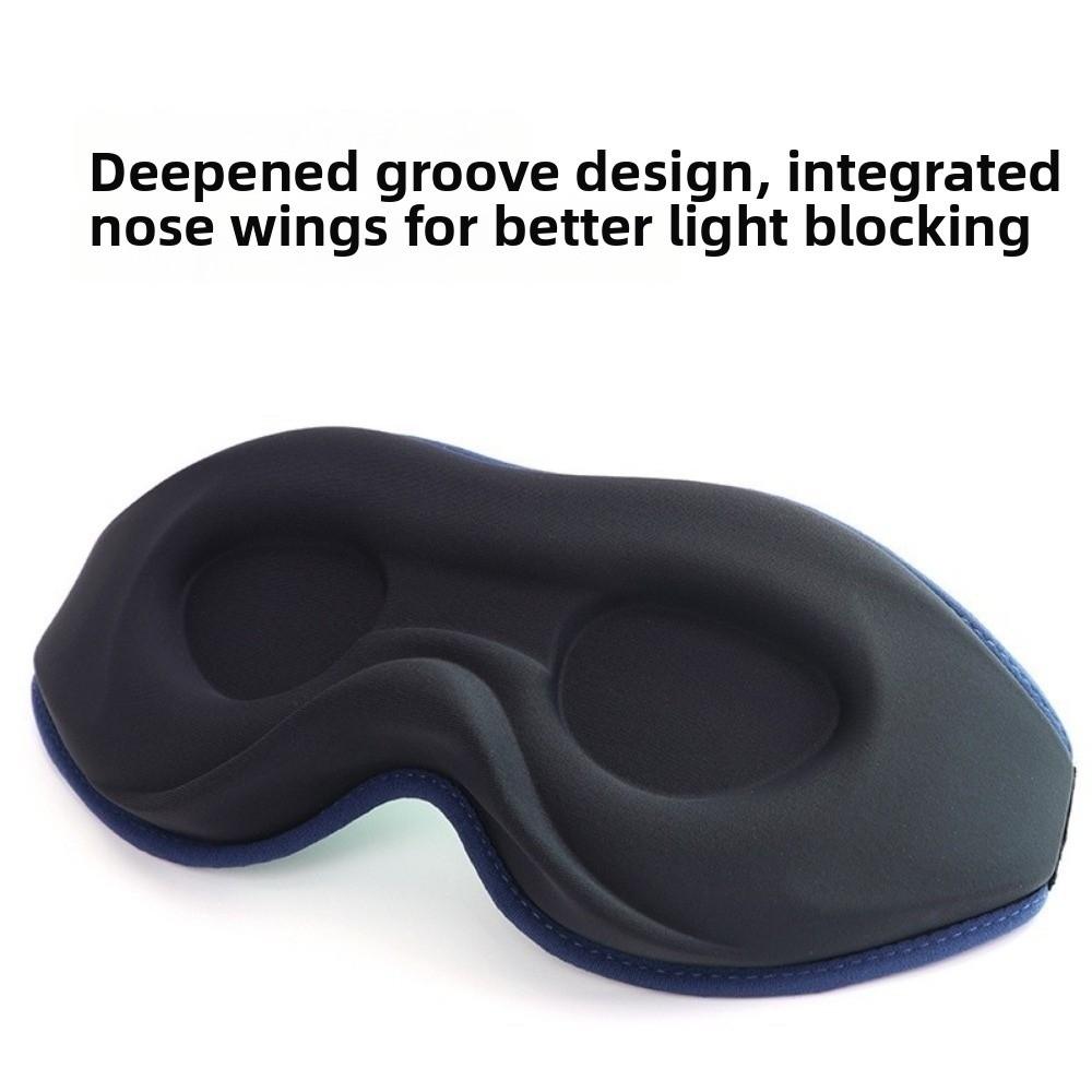 Concave Molded Sleeping Aid Eye Patch Soft Padded 3D Sleeping Mask  Men/Women