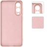 Case for Samsung Galaxy S25 Edge, Silicone Lite, pink + 9H glass
