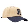 Английский CAP941 [Выбор Buzz] Кепка, Шляпа, Логотип, Надпись, Натуральный, Стильный, Модный, Женская и Мужская, (хаки)