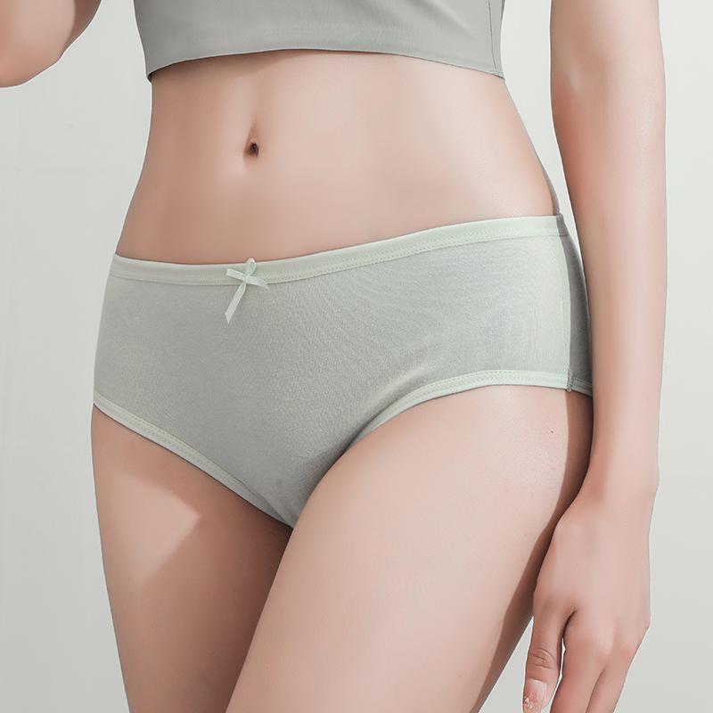 7Pcs Women Panties Breathable Cotton Underwear Seamless Ladies Low Waist Lingeries Cute Bow Briefs