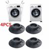 4Pcs Anti Vibration Feet Pads for Washing Machine Rubber Mat Dryer Non-Slip Pad Universal Furniture Leg Pad Floor Protector