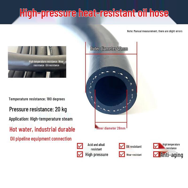 Industrial High-Pressure Rubber Oil Hose