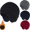 Winter Earmuff Cap Knitted Fleece Warm Hats Windproof Outdoor Cycling Running Skiing Hunting Cap for Men Women Sports Equipment