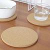 2Pcs Cork Trivet Set Heat Resistant Thick Cork Coasters for Hot Dishes Versatile Round Cork Placemats for Kitchen Table