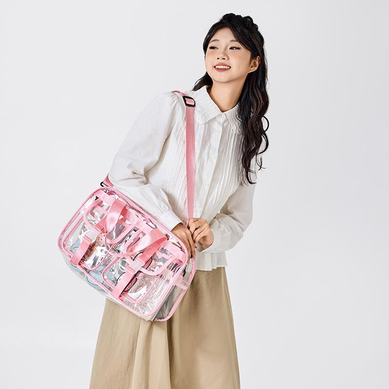 Прозрачная дорожная сумка женская большая вместительная сумка для йоги сумка для плавания