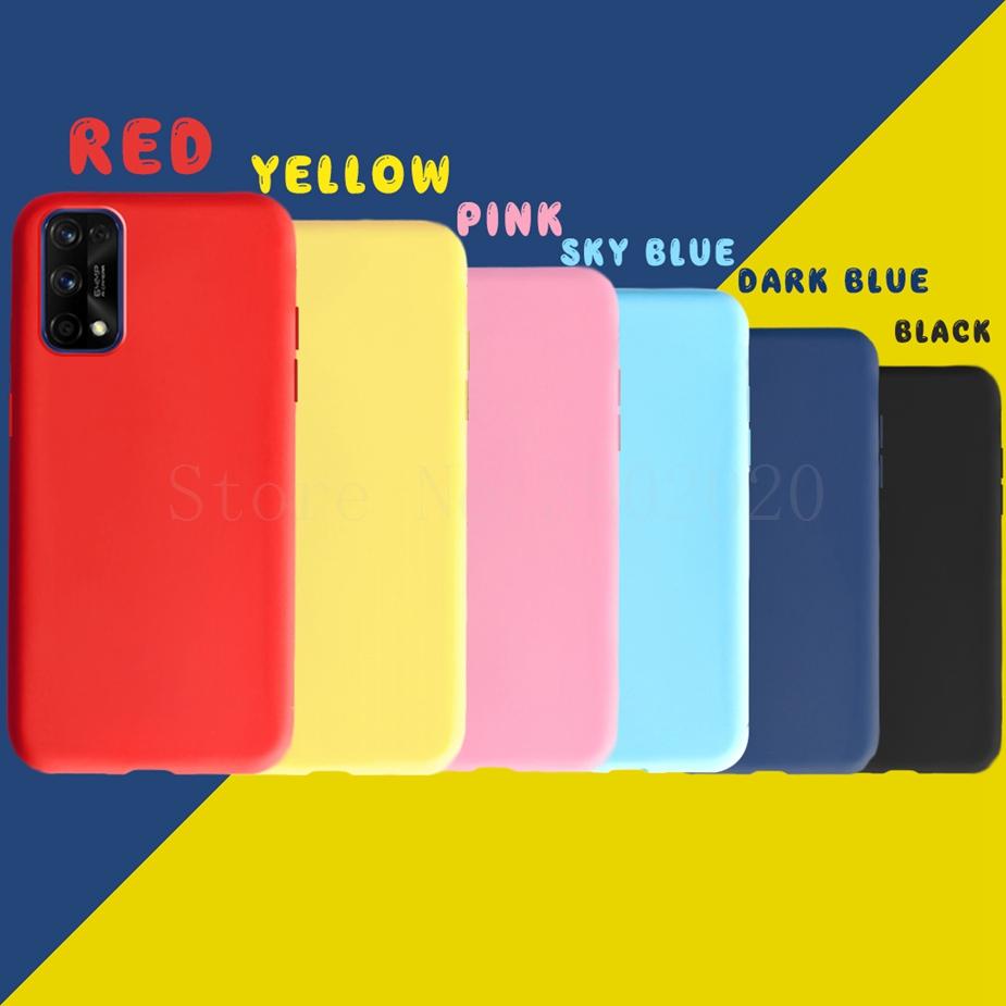For Oppo Realme 7 X7 7 Pro Case Candy silicone Shockproof Phone Case On For Oppo Realme 7 7 Pro X7 X7Pro Full Cover Coque Bumper