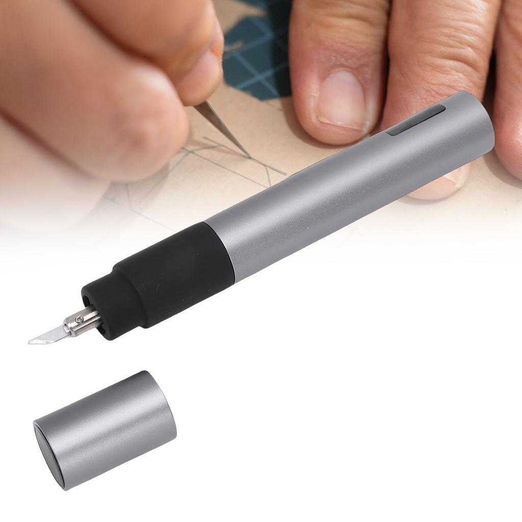 Ultrasonic Cutter 40KHz Handheld Electric Cutting Tool with LED Light and 50 Blades for 3D Printing Plastic Wood Resin