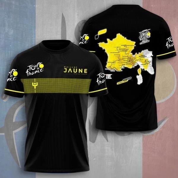 Футболка с принтом Tour De France 2026 Подарок Фанатам Графический Принт Футболка 2026 Лето Унисекс Хлопок Оверсайз Футболка Уличная Одежда Y2K