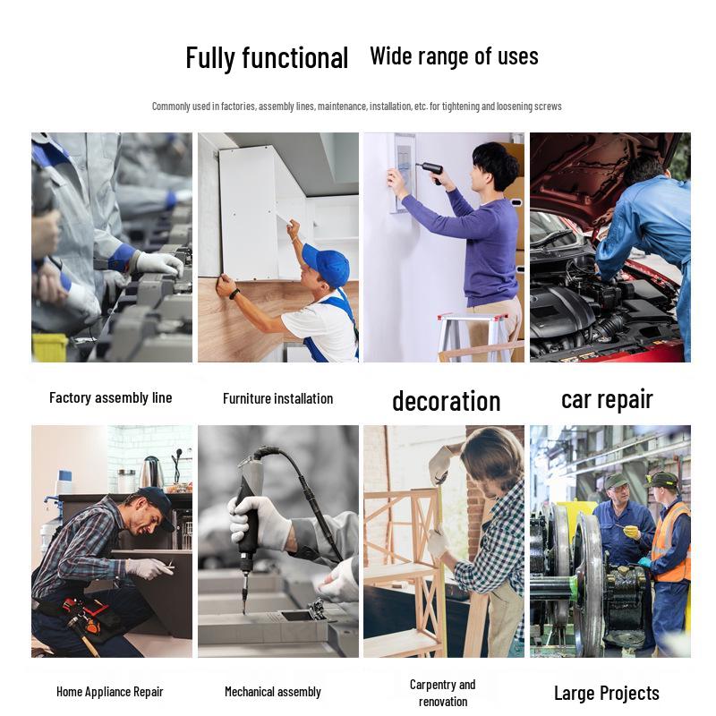 Fujiwara 5H8H Pneumatic Air Screwdriver Tool