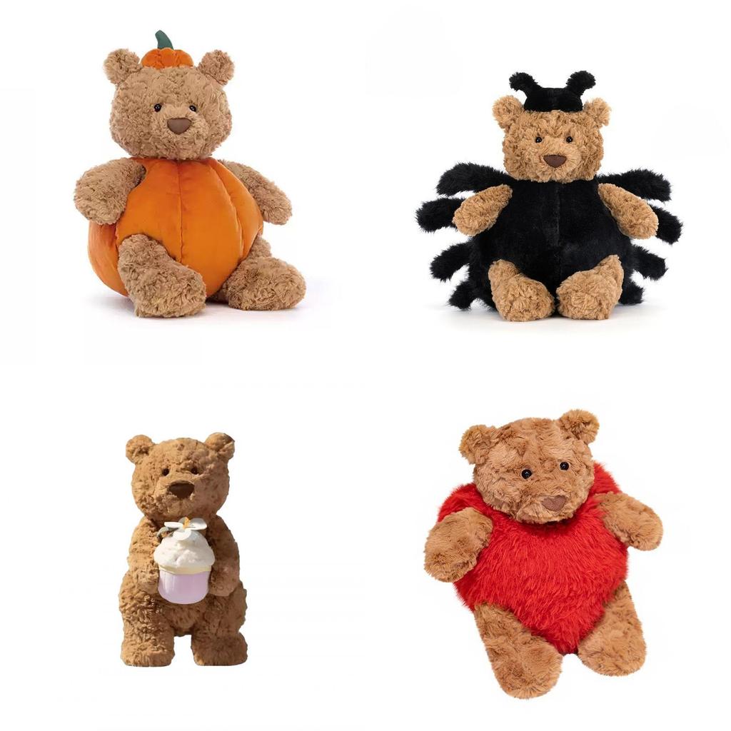 Jc Barcelona Bear Plush Toy With Super Soft Short Pile For Kids And Giftgiving