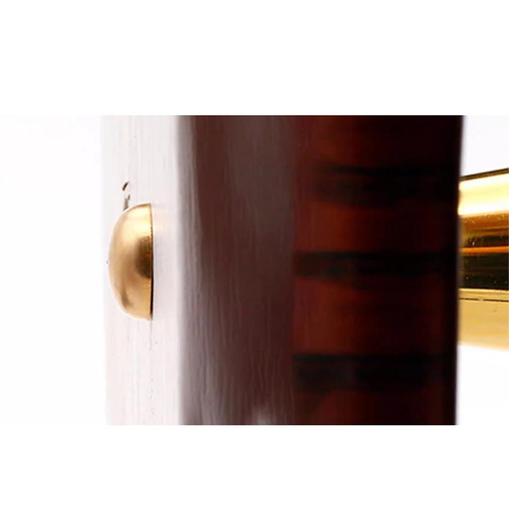 Упаковка из 8 прочных декоративных латунных винтов с зеркальными колпачками для крепления мебели, конструкция с защитой от ржавчины, мебельная фурнитура