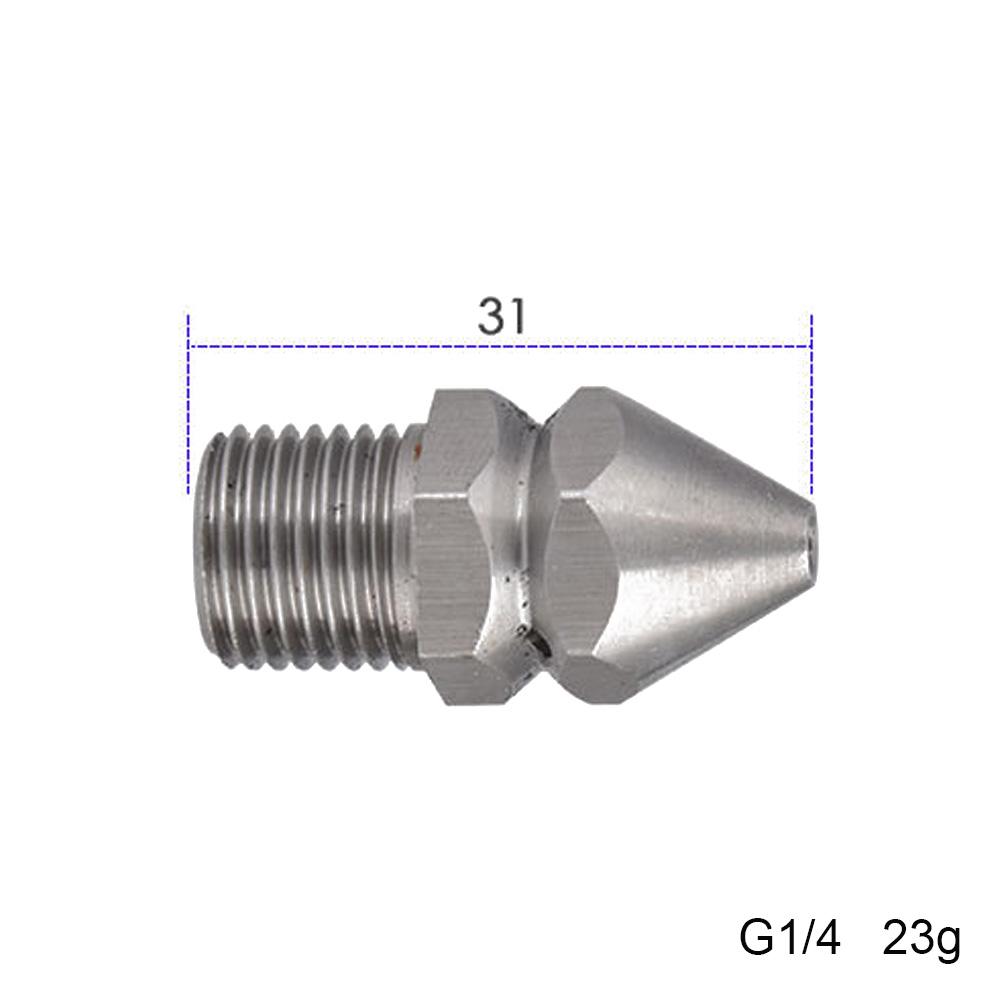 Мойка высокого давления для чистки труб, распылительная насадка для стиральной машины из нержавеющей стали, садовые принадлежности City Wolf
