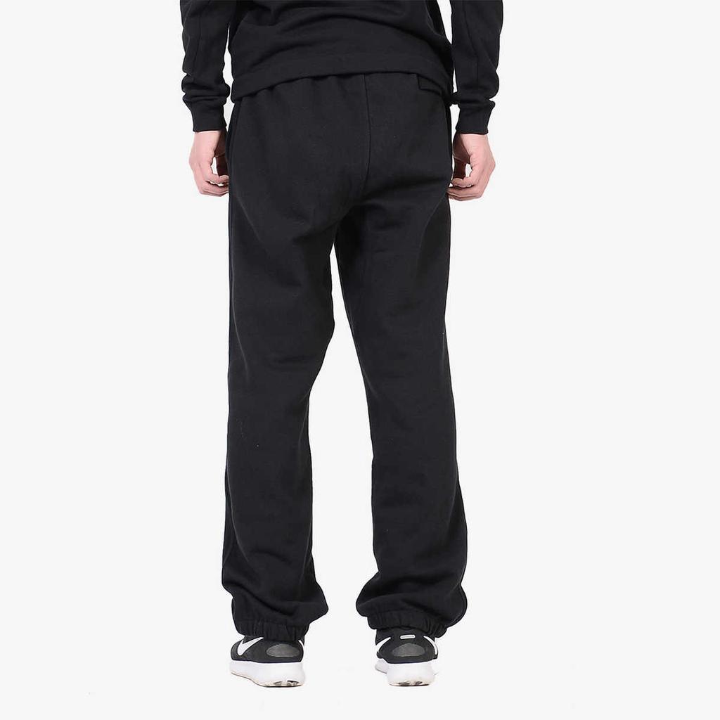 Nike Однотонные трикотажные спортивные повседневные брюки с эластичными манжетами, мужские низы, черные 905237-010