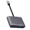 Многопортовый адаптер USB C на 4K 30 Гц с портами VGA, USB 3.0 и зарядкой Power Delivery 100 Вт для высокоскоростной передачи данных