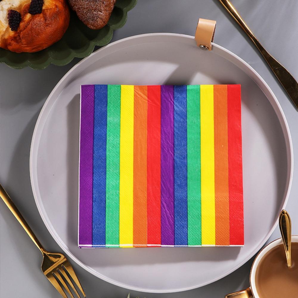 40pcs Thickened Party Paper Towel Disposable Tissue Personalized Printed Paper Napkin Banquet