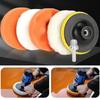 3/4/5 Inch Polishing Foam Pad Buffer Kit Sponge Pads Kit Car Waxing Sponge Disk Wool Wheel Motorcycle Vehicle Remove Scratches