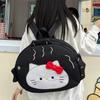 Canvas Cute Cat Backpack For Girls With Large Capacity And Macaron Colors For Daily Use