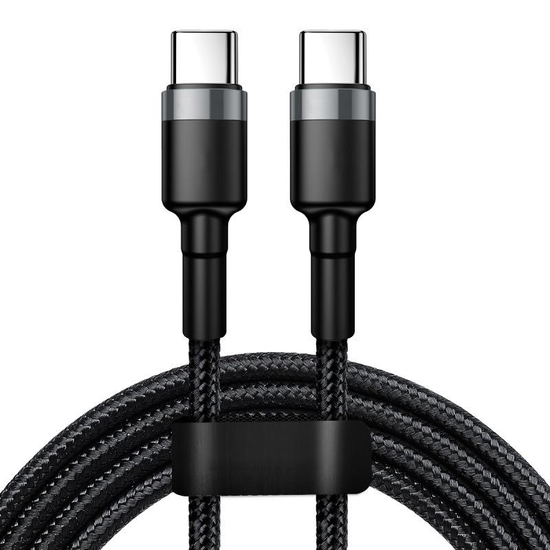 Двойной кабель Type-C 120 Вт для быстрой зарядки ноутбуков Apple, Huawei и автомобилей