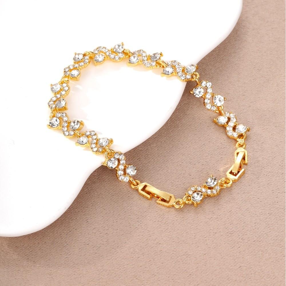 Sparkling Stones Women Bracelet Shining Zircon Bracelet Rhinestone Bracelet Wedding Jewelry