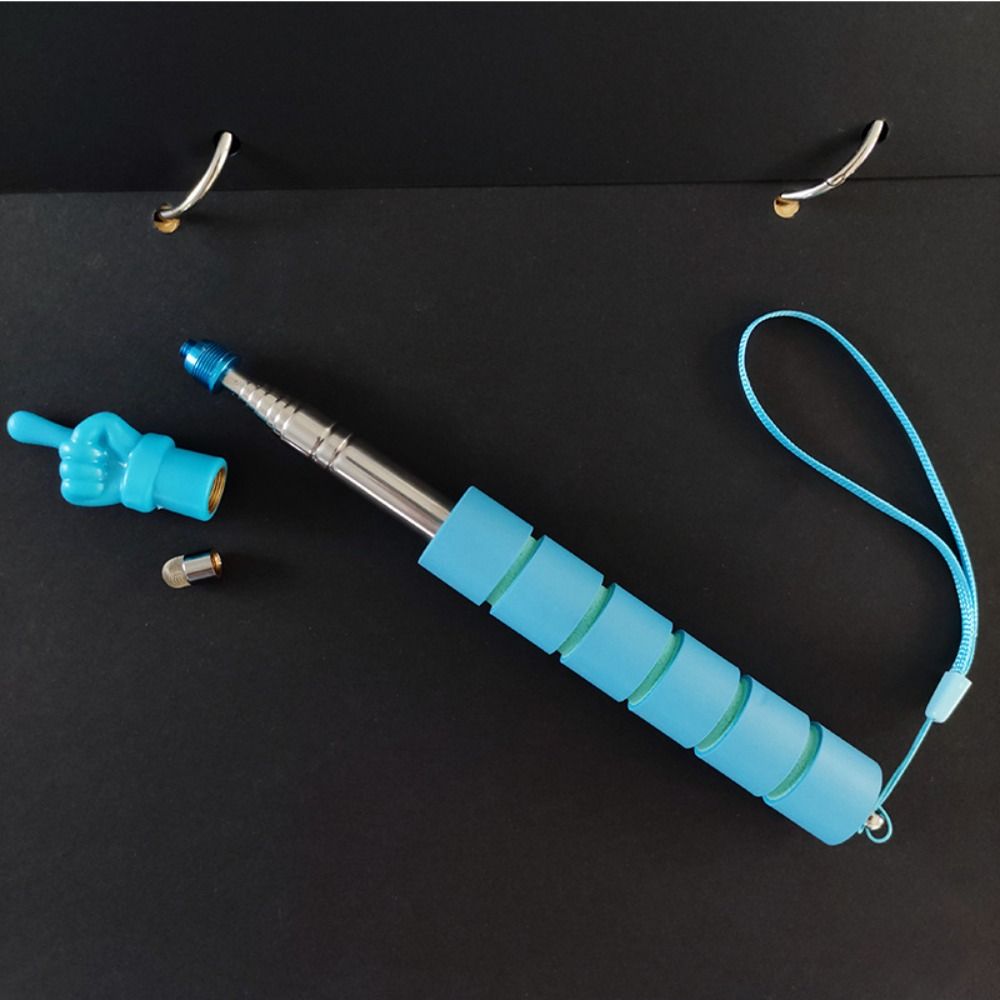 1M Touch Screen Pen Finger Head Whiteboard Pointer Creative Handheld Presenter Stick School Office