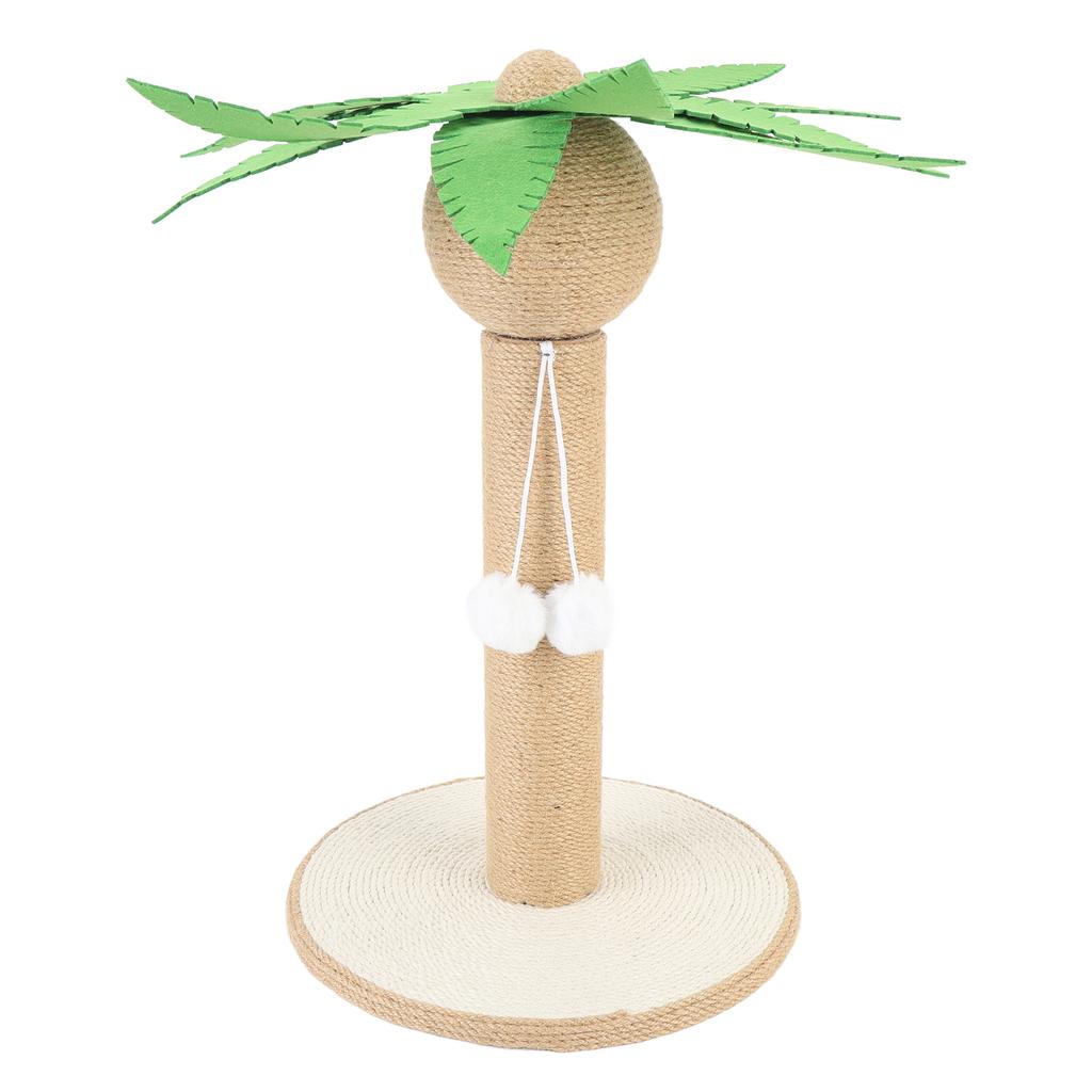 Cat Scratching Post Sisal Cute Look Space Saving Stable Structure Cat Tree Scratch Post for Home Ind