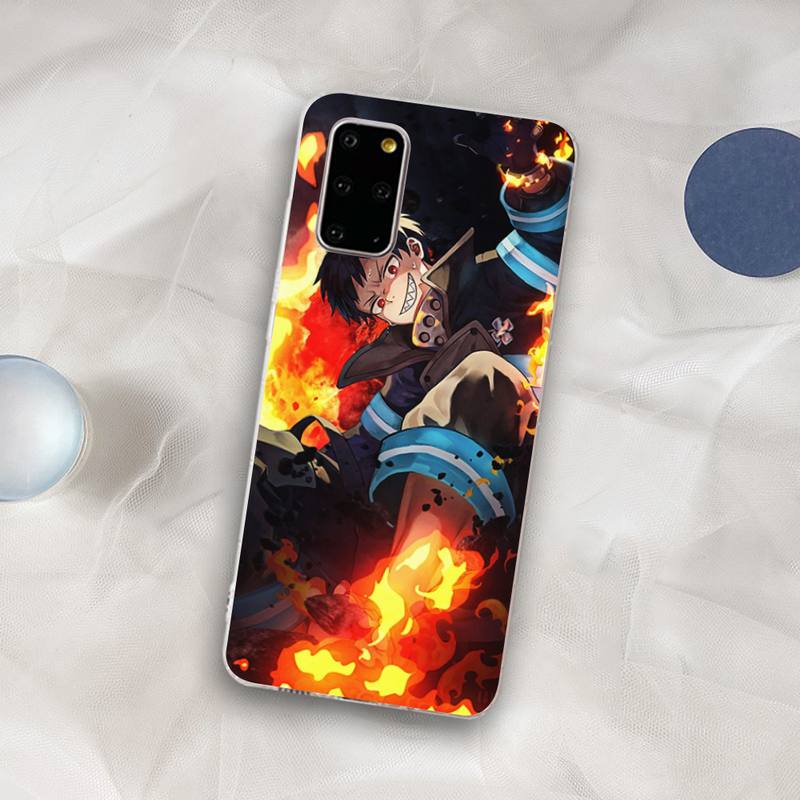 Чехол для телефона Fire Force для Samsung S21 A10 для Redmi Note 7 9 для Huawei P30Pro Honor 8X 10i