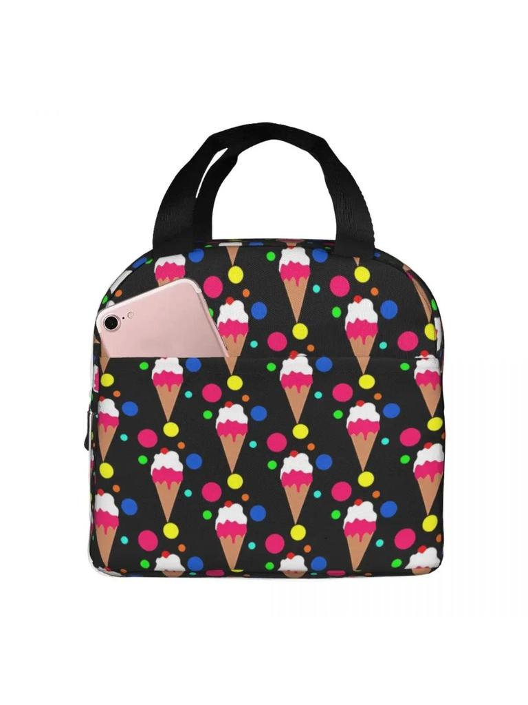 Oil Painting Portable Lunch Bag Fruit Watermelon Ice Cooler Pack Insulation Picnic Food Storage Bags