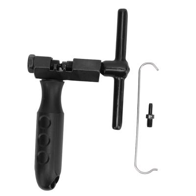 Выжимка цепи велосипеда с крюком для цепи, удлиненной ручкой, высокой точностью резьбы, разделитель цепи велосипеда для