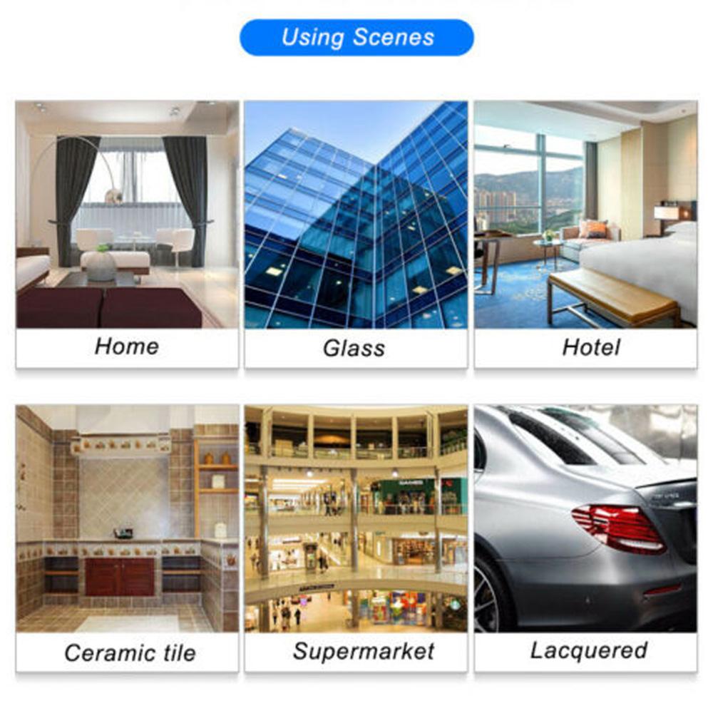 Стальное зеркало Автомобильное лобовое стекло Дом Бытовые скребки Стеклоочиститель для экрана Стеклоочиститель Очиститель окон