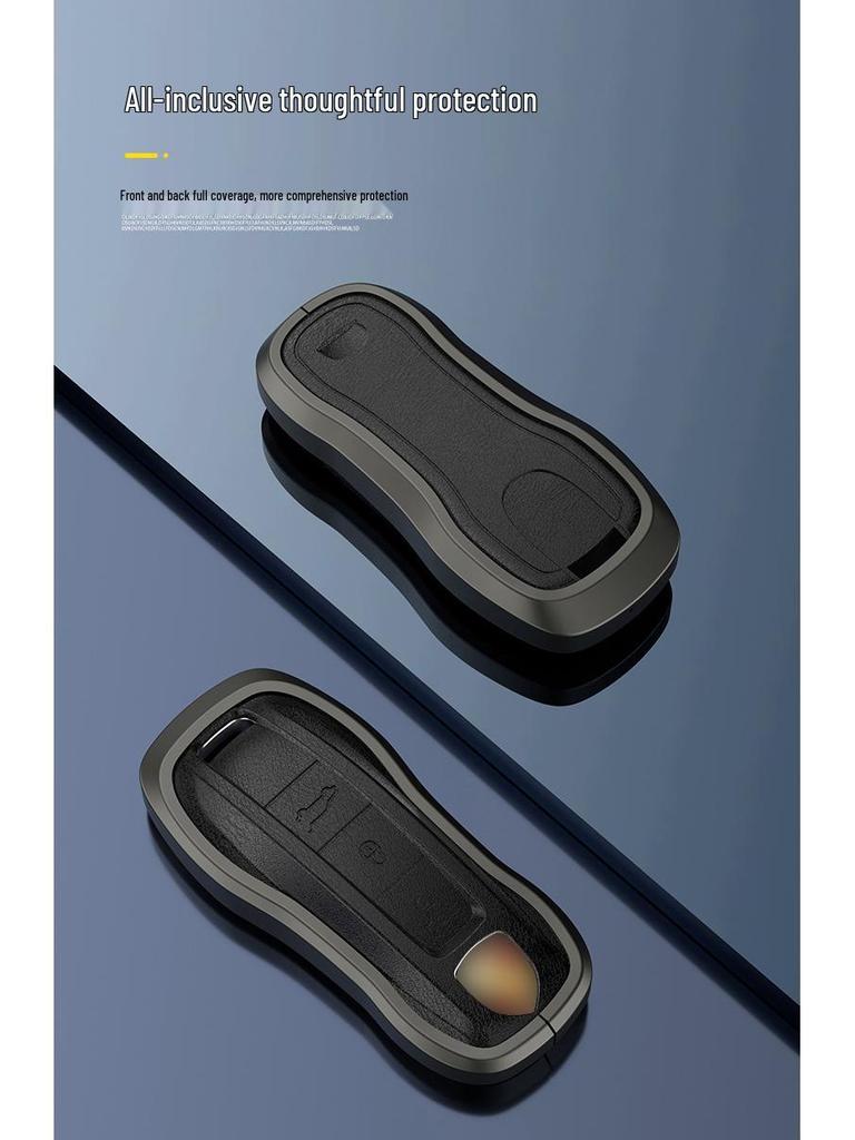 Porsche Key Case for Panamera, Macan, Cayenne, Taycan, 718, 911
