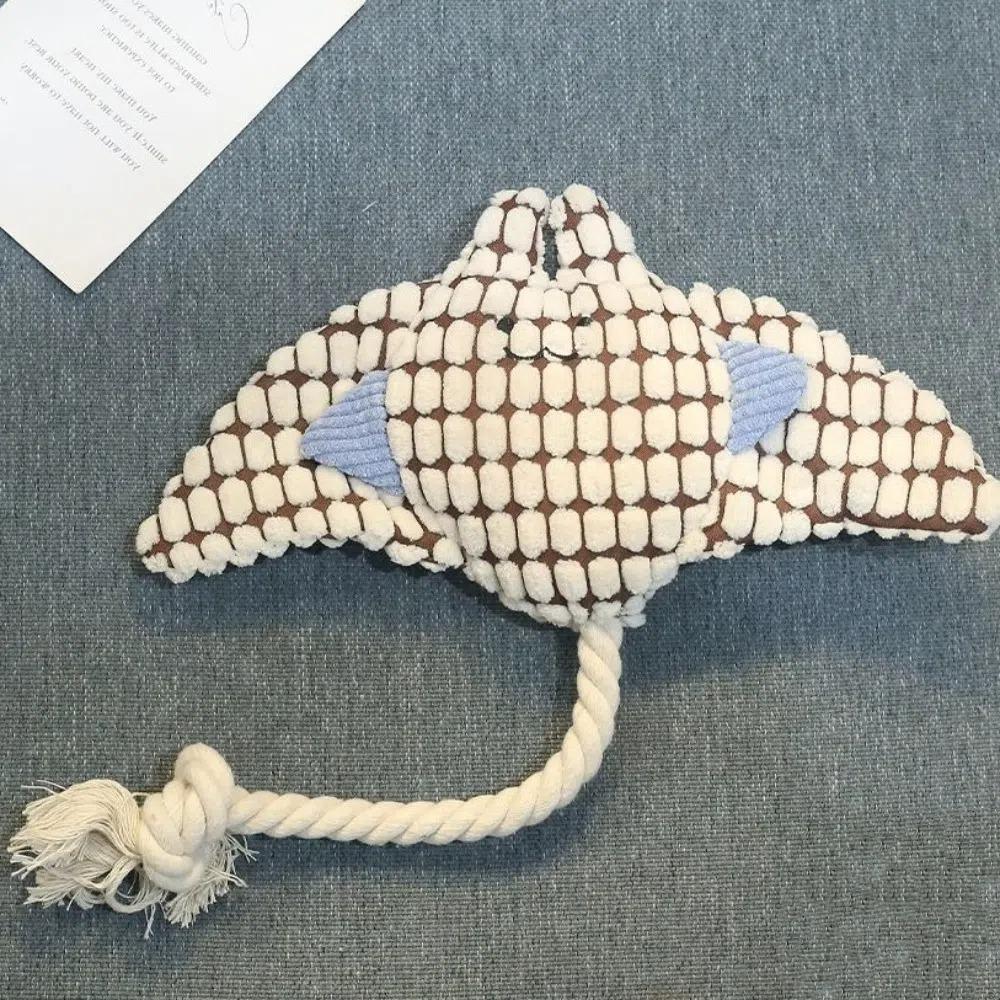 Bite Resistant Dog Plush Toy Interactive Dog Chew Toy Funny Squeaky Toy  Relieve Boredom