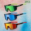 3 шт. Альпинистские спортивные очки с защитой от ультрафиолета для мужчин и женщин, велосипедные солнцезащитные очки, модные солнцезащитные очки