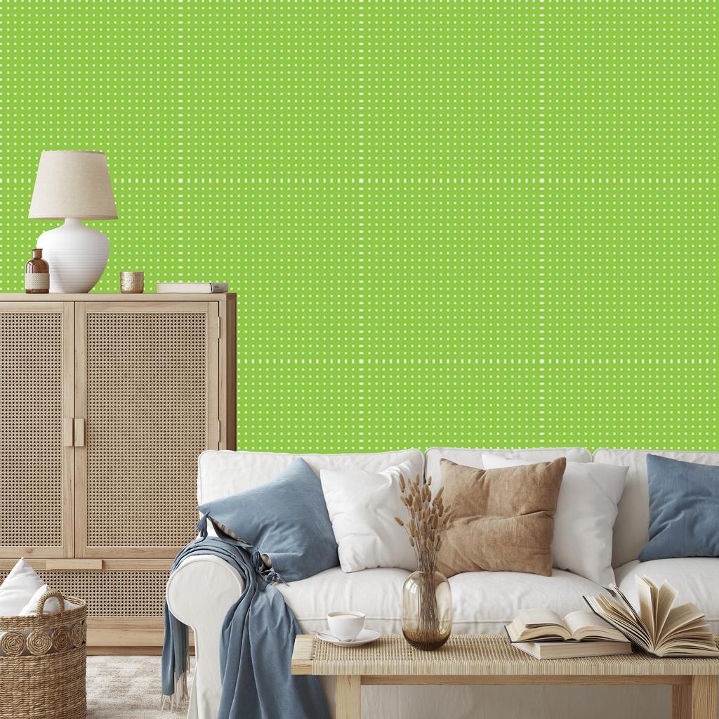 Lime Dots Wallpaper for Living Room and Bedroom 50x1000