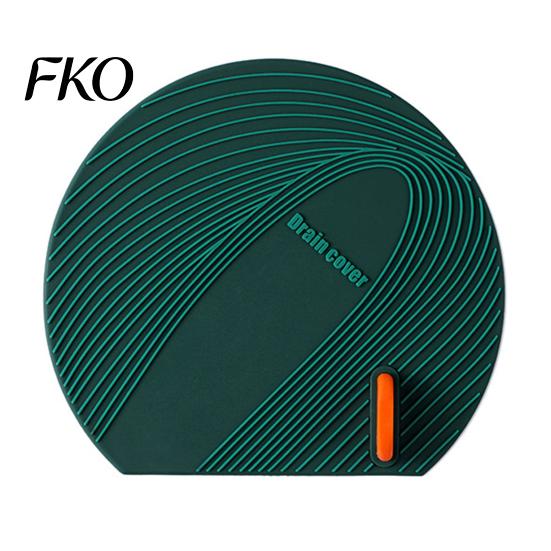 Odor Blocking Drain Cover Silicone Floor with Handle, Universal Shower Tub Stopper, Handle Sewer Anti-Odor Deodorizing Mat for Bathroom Kitchen