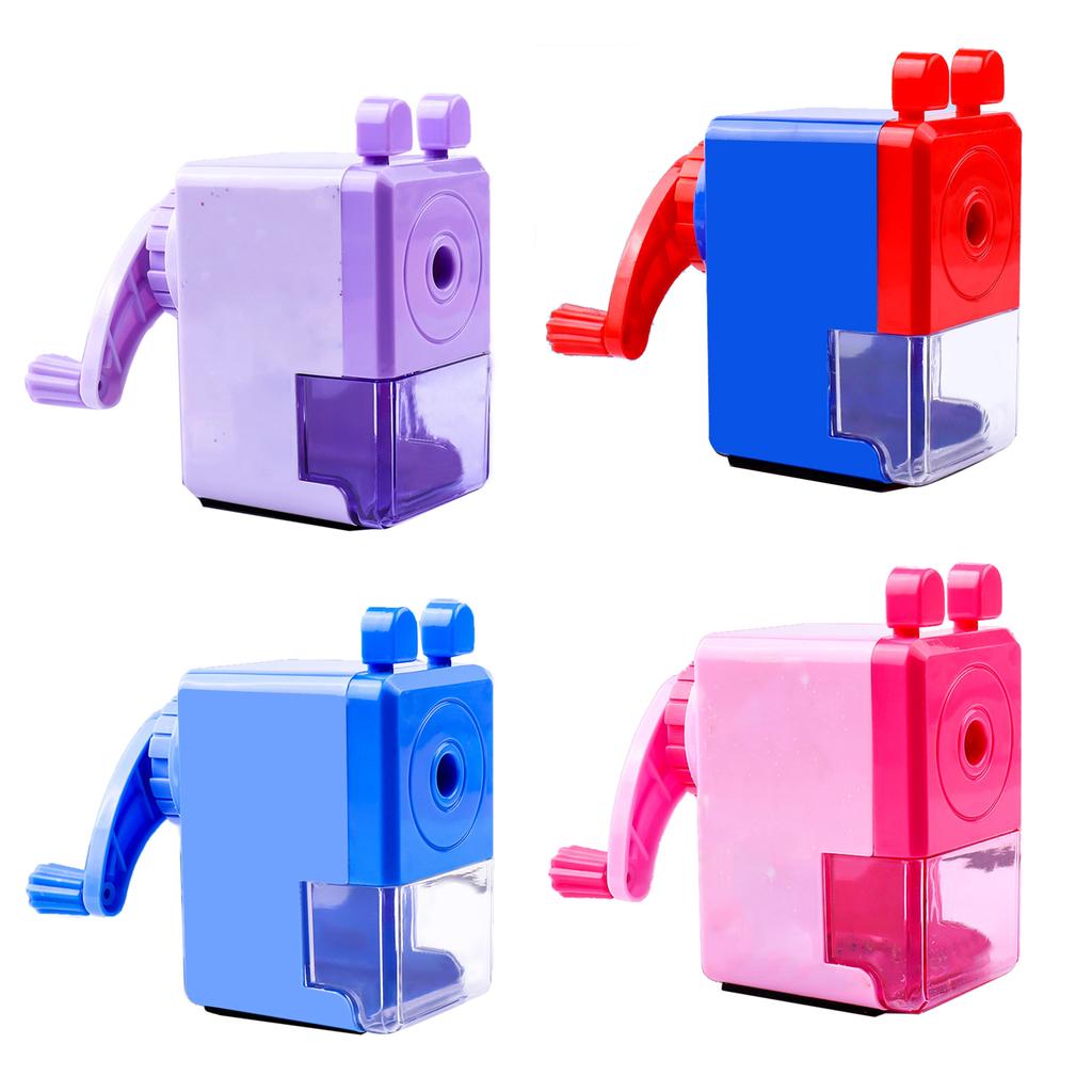 Точилка для карандашей с рисунком из мультфильма для детей и школьников начальной школы, ручная точилка для карандашей