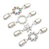 Gift Charm Shiny Sweater Scarf Clasp Blouse Collar Pin Cardigan Duck Clip Women Shawl Clip Brooches