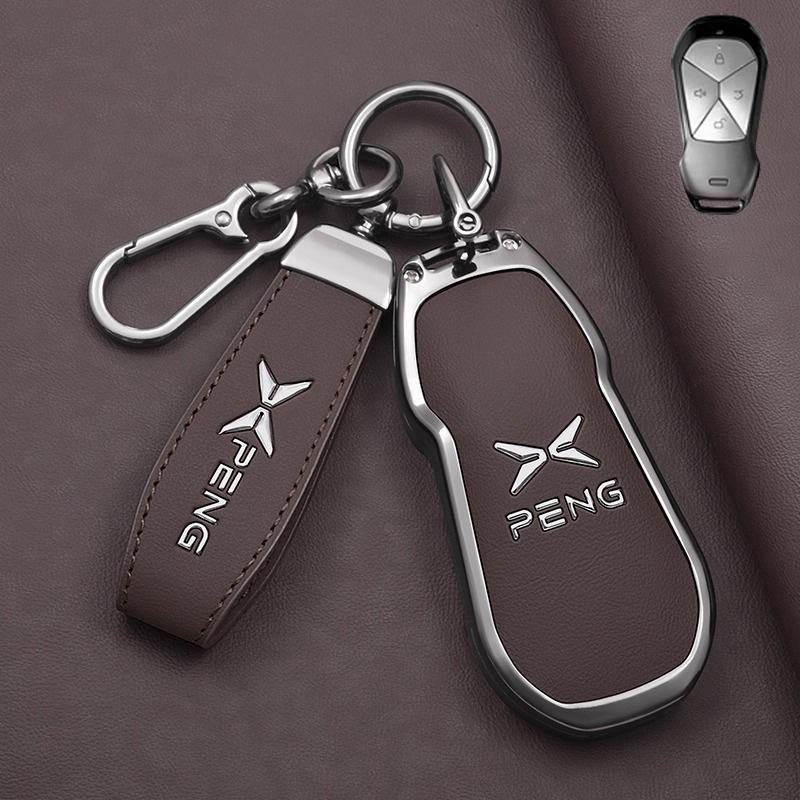 Чехол для ключа автомобиля для Xpeng Xiaopeng G6 2025 2026 Автомобильный Стайлинг Брелок Пульт Дистанционного Управления Декоративная Обложка Чехол Держатель Кольцо Аксессуары для Брелока