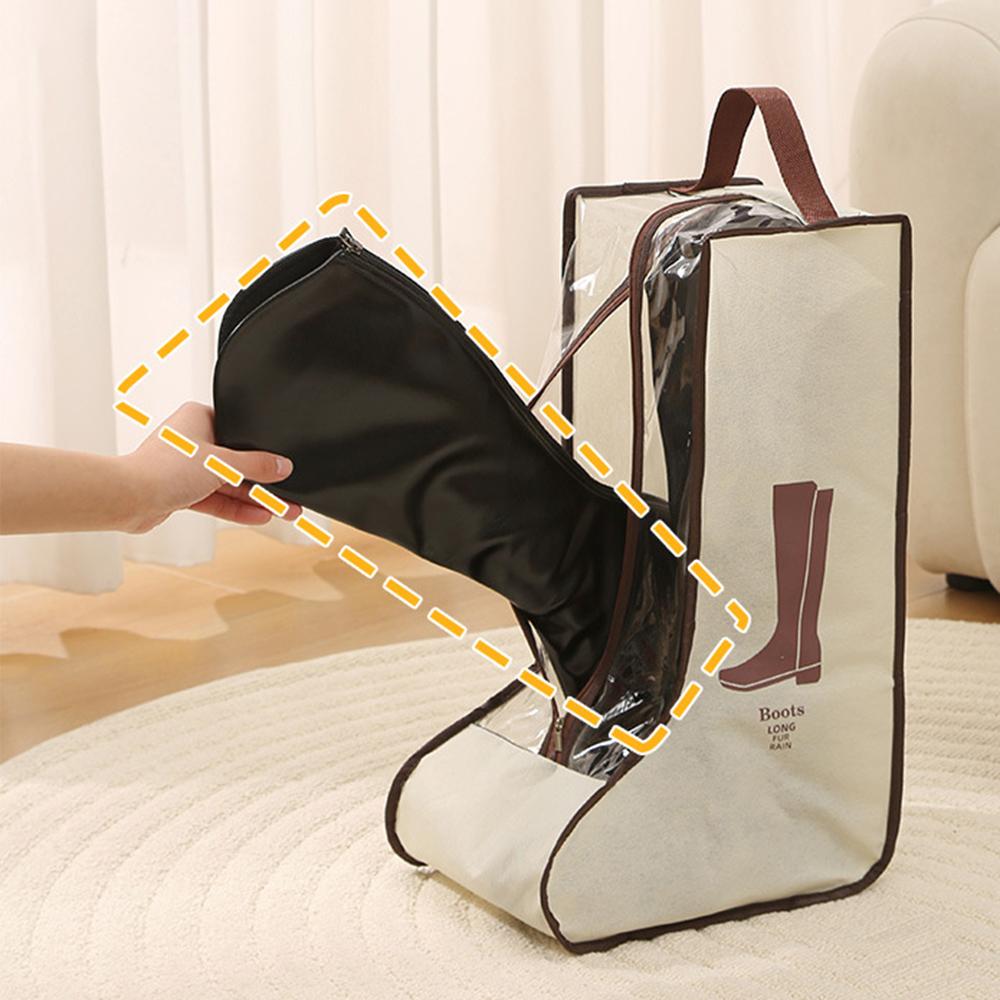 Shoe And Boot Dust Bag Travel Shoe Dust Cover Large Capacity Waterproof Portable Hand-Held Boot Storage Bag
