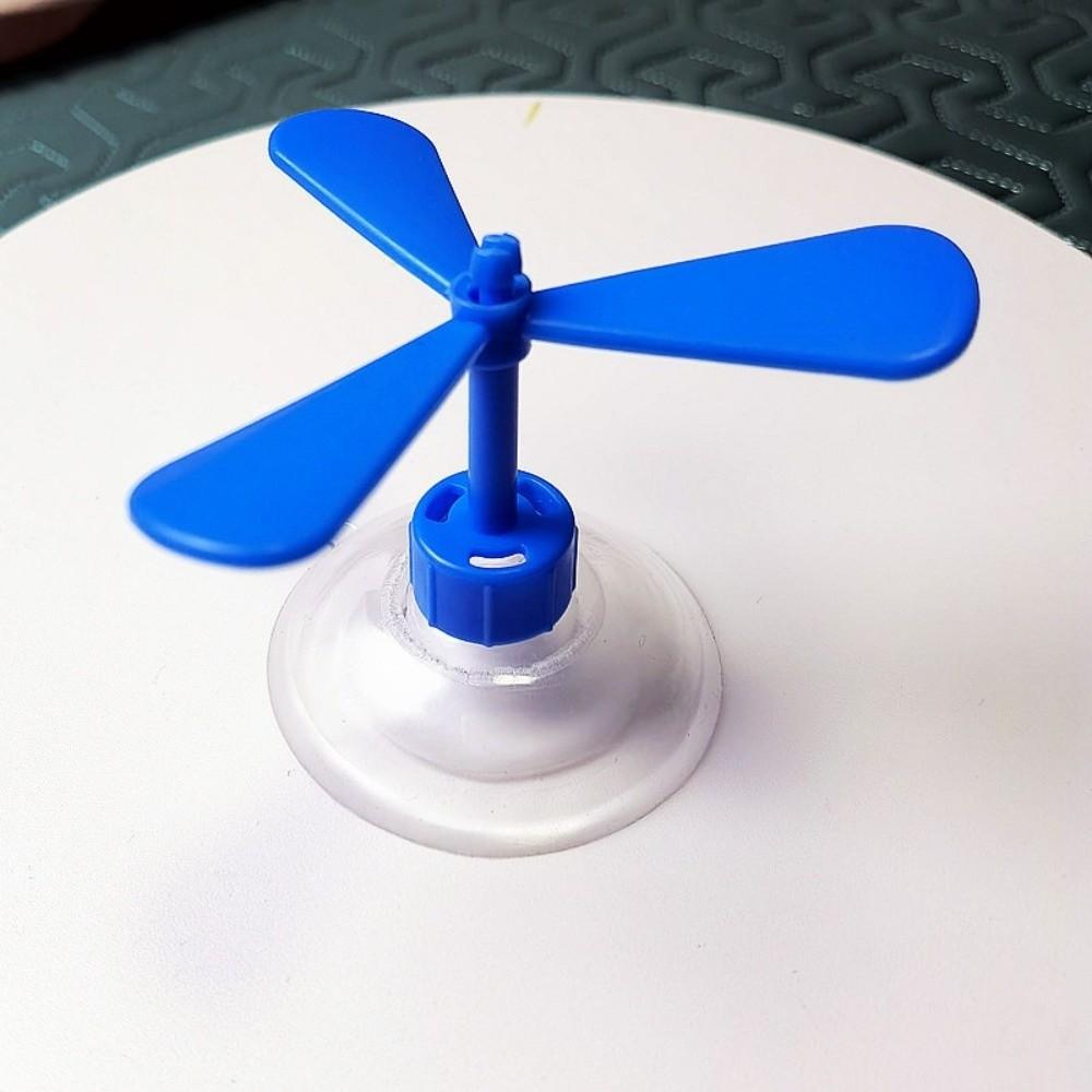 4pcs Plastic Bamboo Dragonfly Decor Sucker Mount Motorcycle Helmet Propeller Helmet Accessories