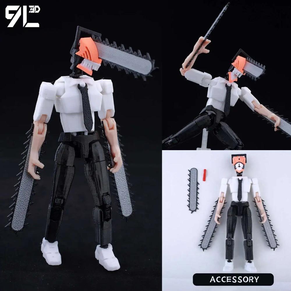 9L3D Printed Lucky Dummy 13 Jujutsu Kaisen Fushiguro Toji Anime Multi-Jointed Shapeshift Toys Action Figures Mannequin Model