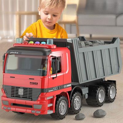 Детский игрушечный самосвал Инженерная машина Инерционный самосвал Транспортная модель грузовика Игрушка для мальчика