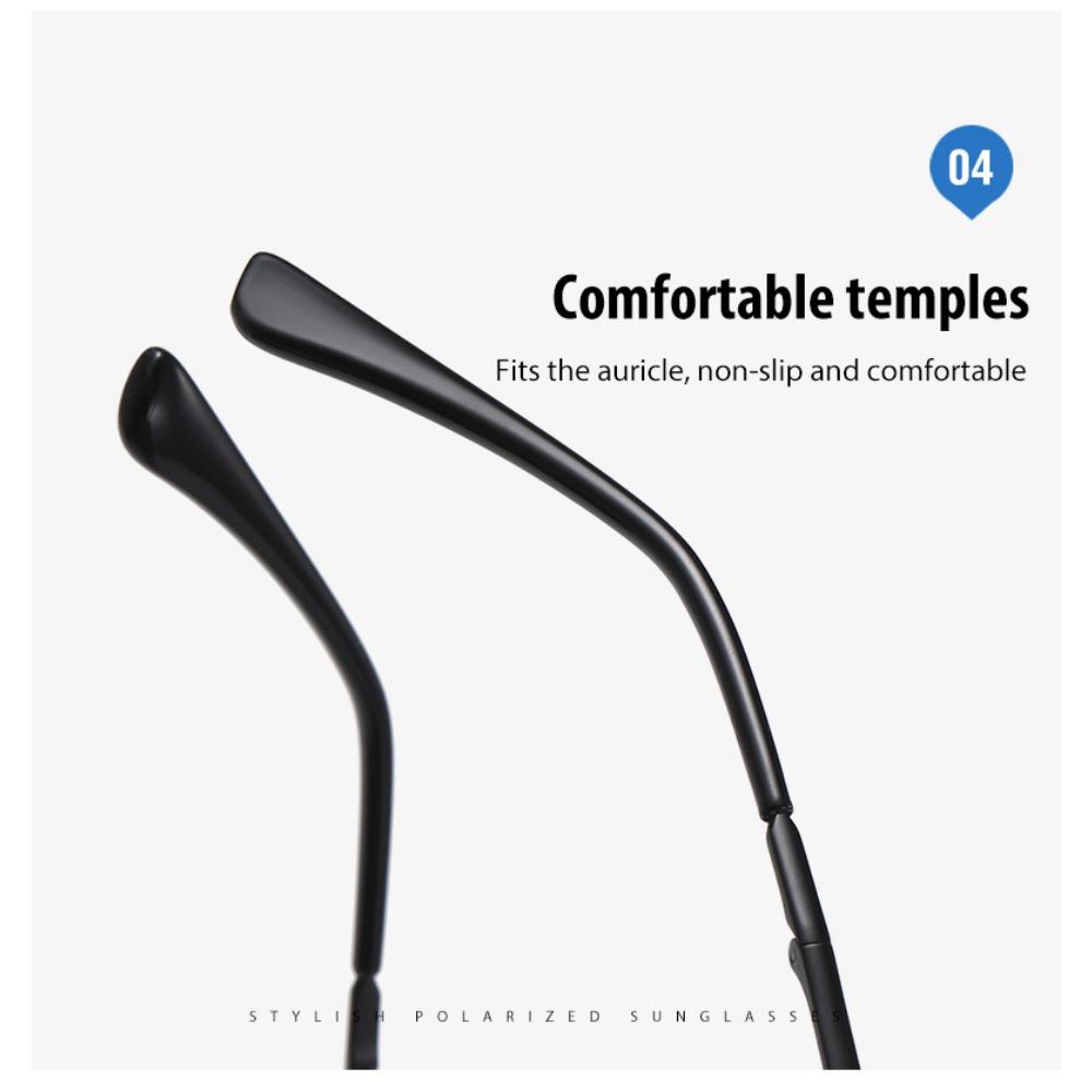aoron Polarized Fashion Sunglasses Men's and Women's Folding Color-changing Glasses Driving Glasses