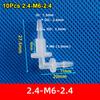 10Pcs M6-G1/2 To 2.4-11.1mm Pagoda Elbow Connector  for Aquarium Fish Tank Fittings