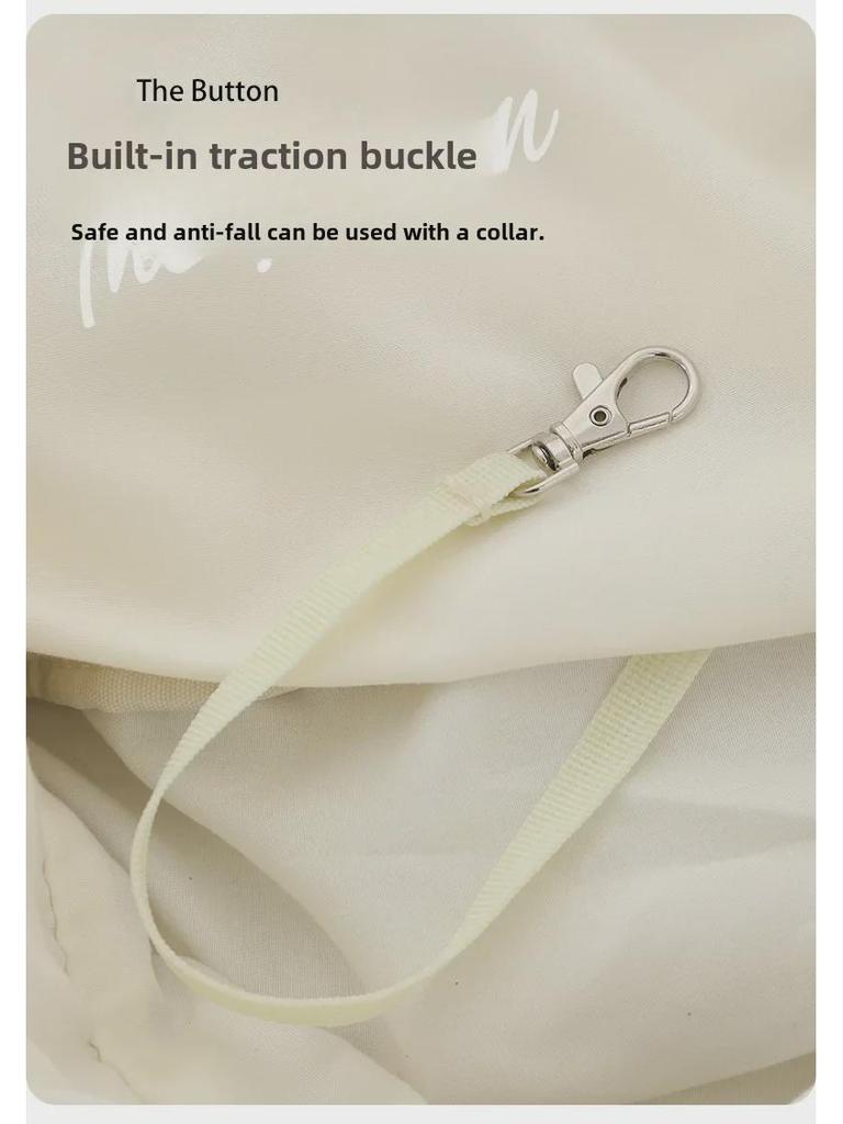 Fluffybaby Portable Pet Chest Bag - большая, мягкая, дышащая переноска для собак и кошек