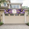 Festive Happy Birthday Birthday Outdoor Banner 17x78in, Garden Fence Party Decoration Sign
