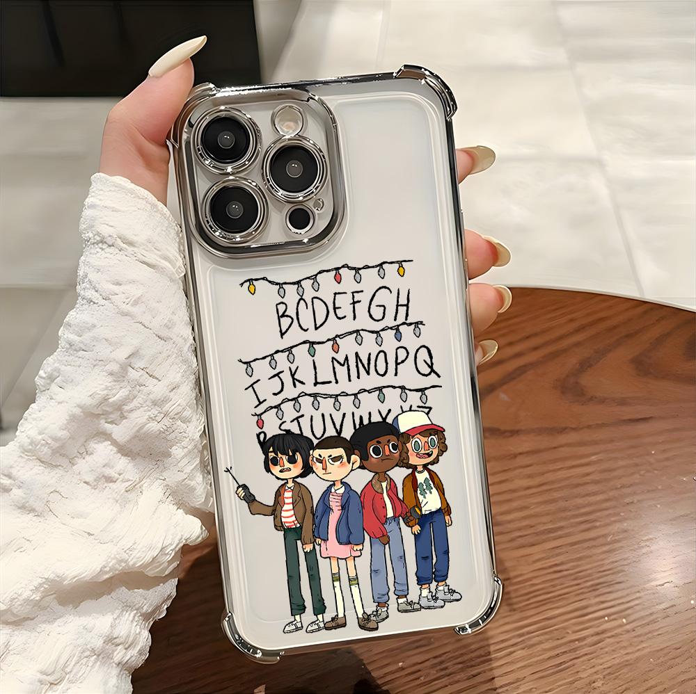 Роскошный Чехол Для Телефона С Покрытием В Стиле S-Stranger Things Для Samsung A37 A57 A07 A36 A16 A06 A35 A55 A15 A54 A34 A24 A14 A05 A04 4G 5G